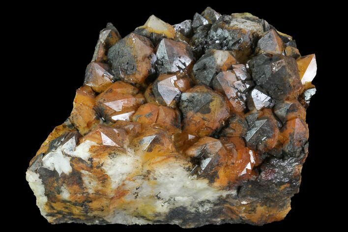 Quartz Cluster with Iron/Manganese Oxide - Diamond Hill, SC #91236